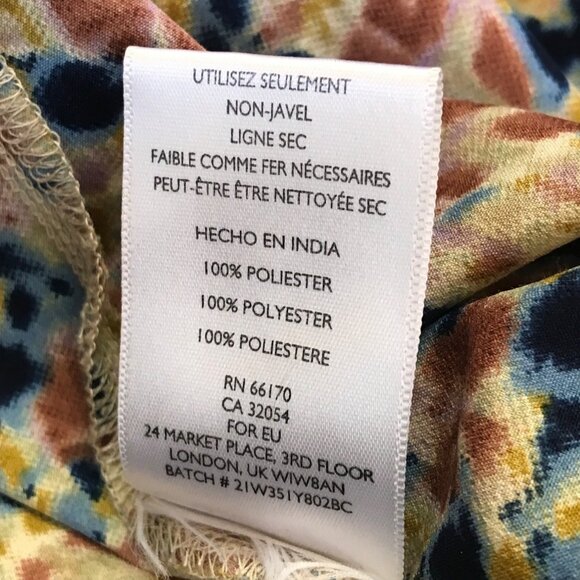 UO STARING AT STARS Sleeveless Dress Sz 2 A-Line Abstract Print Twee Sweet Urban - Picture 7 of 7